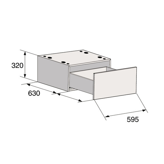 Wysuwana szuflada na pranie ASKO HP320W