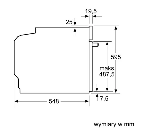 Piekarnik Siemens HR232GEB3 z funkcją pary do zabudowy