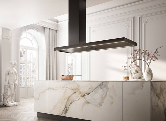 Okap Falmec Elle Black Isola 180 cm - 800 m3/h z ekspozycji wysyłka 24h!