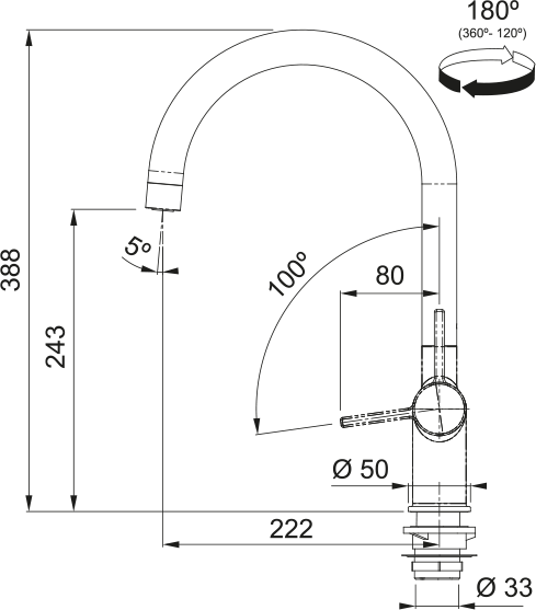 Franke Mythos Water Hub All in One 160.0731.761