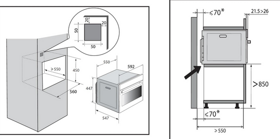Kuchenka mikrofalowa De Dietrich DKE4535H