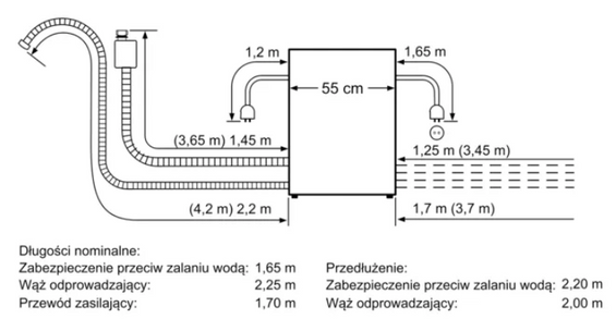 Zmywarka modułowa do zabudowy Siemens SC05IB00TE 60 cm