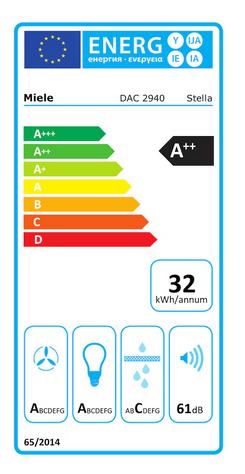 Wyciąg sufitowy Miele DAC 2940 12555950