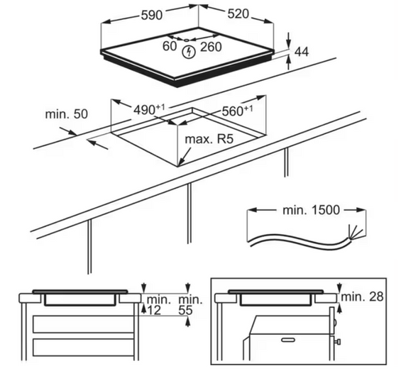 Płyta indukcyjna Electrolux KIS62443 SenseBoil