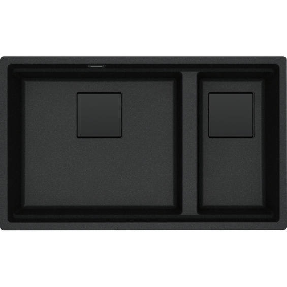 Zlew Franke Kanon KNG 160-46-21 Onyx + czarn odpływ 125.0740.836