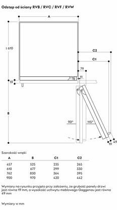 Chłodziarka do wina Gaggenau RVW467170 Vario seria Expressive