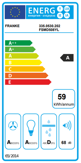 Okap Franke Smart Deco FSMD 508 YL 335.0530.202