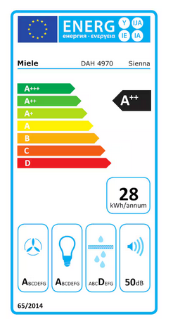 Wyciąg przyścienny Miele DAH 4970 12534090