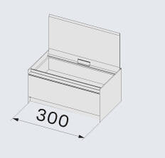 Falmec Elements Monolith 90 czarny 800 m³/h