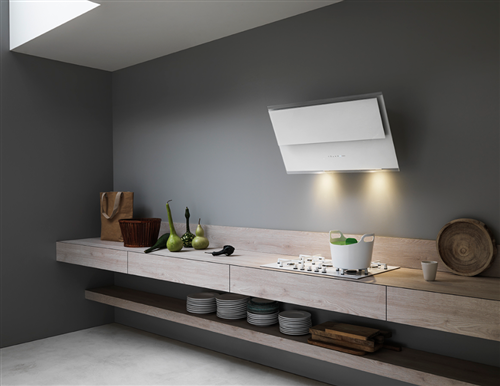 Okap Falmec Verso 55 czarny 800 m³/h przyścienny