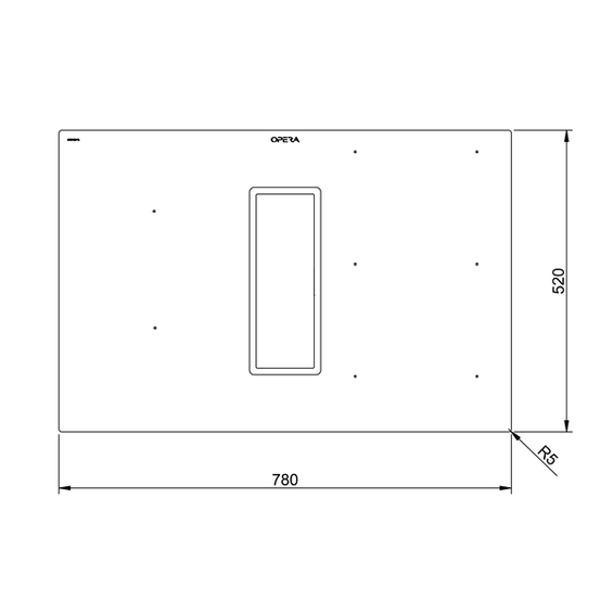 Płyta indukcyjna z wyciągiem OPERA Prima SLIM