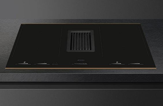 Płyta z wbudowanym okapem Smeg Dolce Stil Novo HOBD682R1