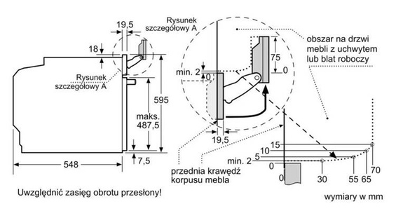 Piekarnik Siemens do zabudowy funkcją pary HS736G1B1