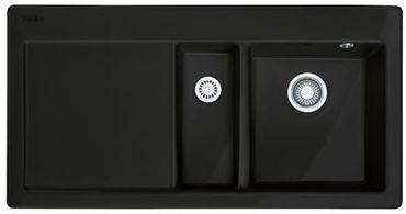 Zlew Franke Mythos MTK 651-100 prawa komora Czarny 124.0442.534