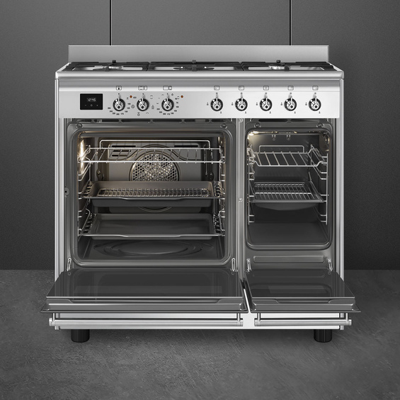 Kuchnia z płytą gazową Smeg CX92GM