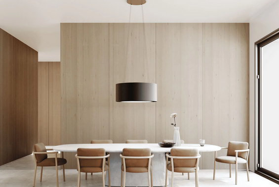 Okap wyspowy Ciarko Design MONO LIGHT Gold 60 cm