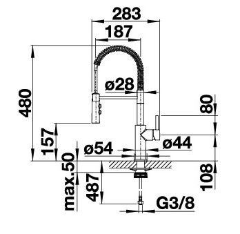 Bateria BLANCO CATRIS-S Flexo Chrom 525791