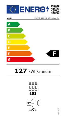 Chłodziarka na wino wolnostojąca KWTS 4785 F 125 Gala Edition 12156880