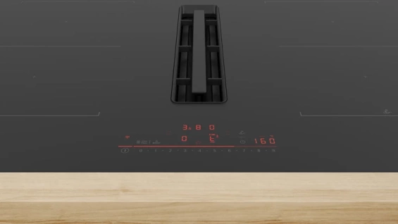 Płyta indukcyjna zintegrowana z wyciągiem Bosch PVQ811H26E 80cm