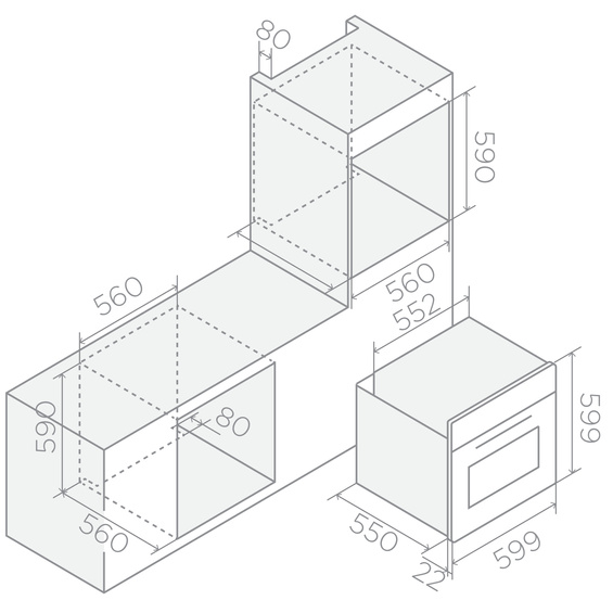 Piekarnik Elica VIRTUS MULTI 60 TFT PYRO BL PRF0199718