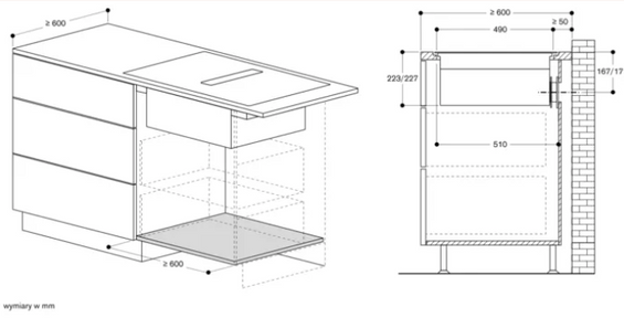 Płyta indukcyjna Gaggenau serie 400 CV492105M wykończenie czarne matowe/