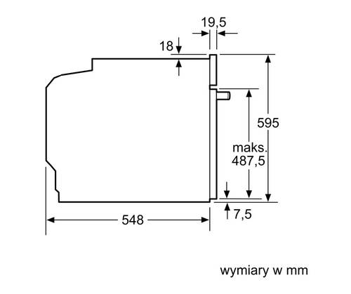 Piekarnik z funkcją mikrofali Bosch HMG7361B1 do zabudowy