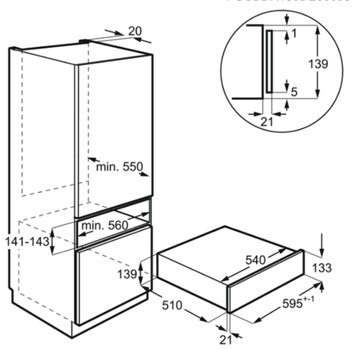Szuflada próżniowa Electrolux KBV4T z ekspozycji