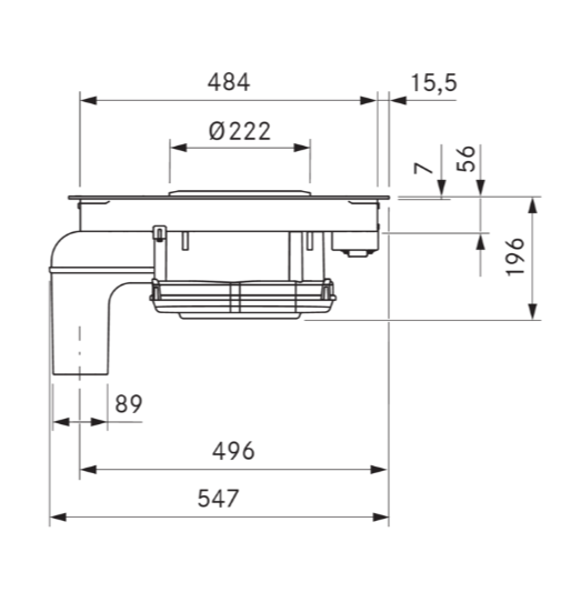 BORA BHA Basic płyta ceramiczna Hyper ze zintegr. wyciągiem oparów — Powietrze odprowadzane