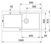 Zlew Franke Maris MRK 611-100 Czarny 124.0442.556