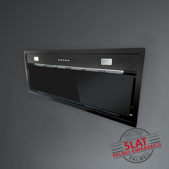 Okap Falmec Burano Plus 50 czarny 600m³/h do zabudowy