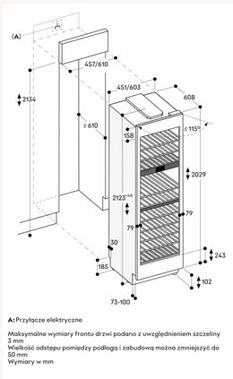 Chłodziarka do wina Gaggenau RVW417170 Vario seria Expressive