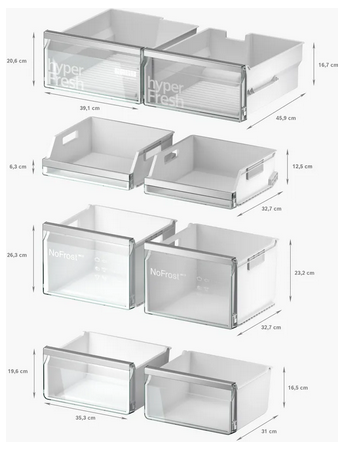 Lodówka z dolnym zamrażalnikiem wolnostojąca Siemens KF96DAXEA