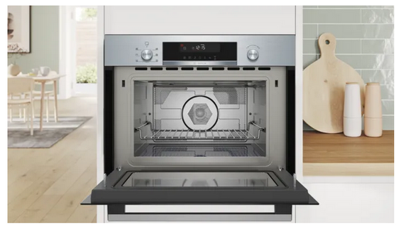 Kuchenka mikrofalowa do zabudowy Bosch CMA585GS1 stal szlachetna