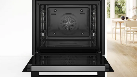 Piekarnik do zabudowy z funkcją pary Bosch HRG272EB3 czarny