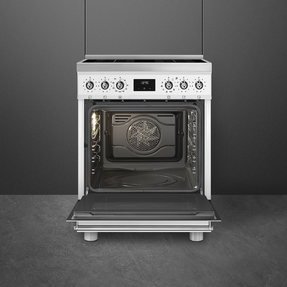 Kuchnia z płytą indukcyjną Smeg C6IPWHM2