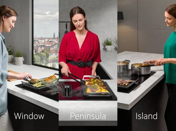 Płyta z wbudowanym okapem AEG NCP84C01AZ SaphirMatt z ekspozycji wysyłka 24 h Gratis !