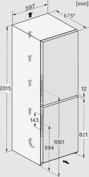 Lodówka wolnostojąca Miele KFN 4898 AD 12156970