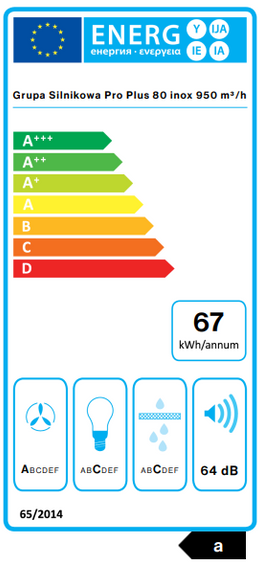 Okap Falmec Grupa Silnikowa Pro Plus 80 950 m³/h do zabudowy wysyłka 24 h !