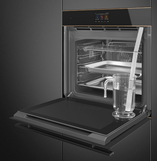 Piekarnik 100% pary Smeg Dolce Stil Novo SO6604S4PNR