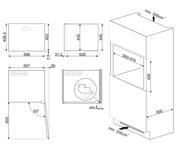 Winiarka Smeg Dolce Stil Novo CVI621NR3