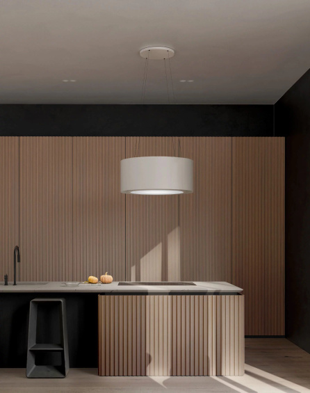 Okap wyspowy Ciarko Design PIU LIGHT Gold 80 cm