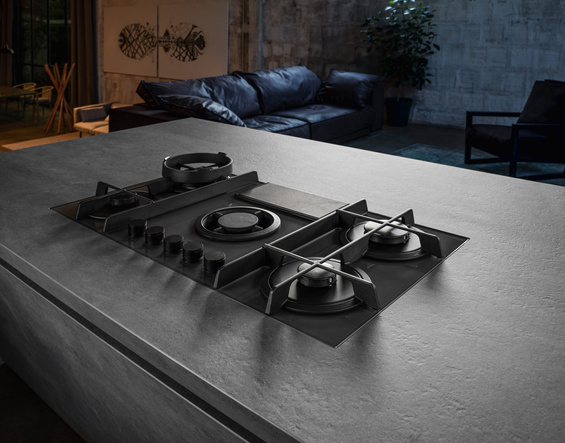 Płyta z okapem Elica NIKOLATESLA FLAME EVO BL/A/88 PRF0196341 czarny