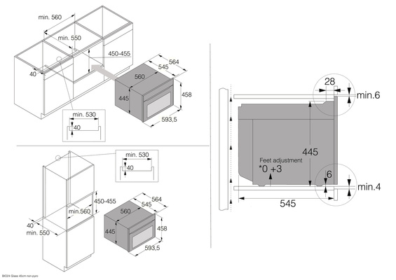 Kuchenka mikrofalowa do zabudowy ASKO OM54BGH