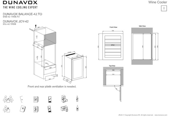 Winiarka Dunavox DXJ-42.100DB