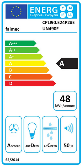 Okap Falmec Plane Plus NRS Isola 90 inox 800 m³/h wyspowy