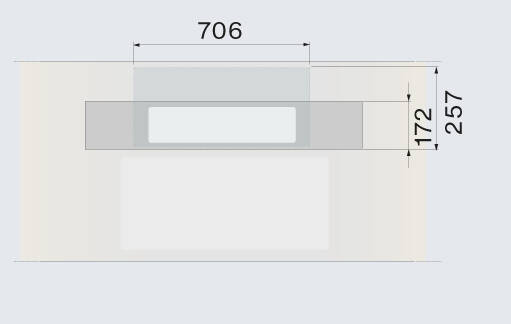 Falmec Elements Monolith 90 czarny 800 m³/h
