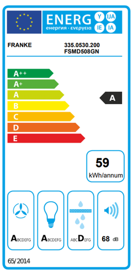 Okap Franke Smart Deco FSMD 508 GN 335.0530.200
