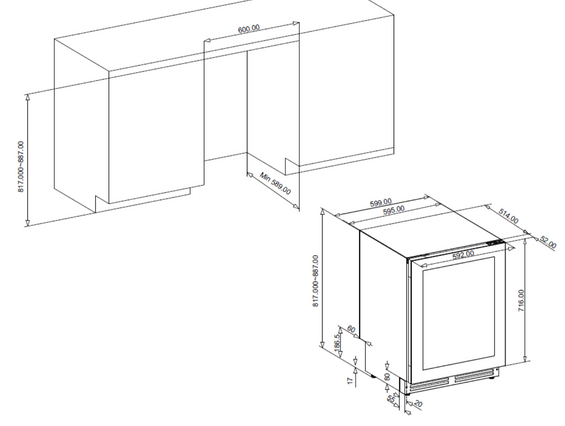 Winiarka Avintage AVU50PANEL