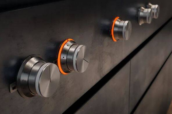 Płyta indukcyjna Gaggenau VI492115 CKI450010 stalowa rama stalowe pokrętła