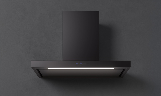 Okap Falmec Plane Plus NRS Isola 90 czarny 800 m³/h wyspowy